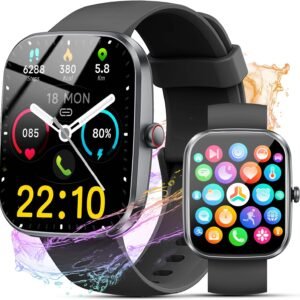 Smart Watch for Men Women (Answer/Make Call), 2026 New 1.91″ HD SmartWatch, Fitness Watch with 120+ Sport Modes, IP68 Waterproof, Pedometer, Heart Rate/Sleep Monitor, Activity Tracker for Android iOS