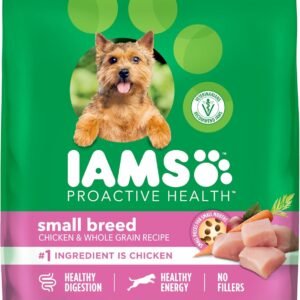 IAMS Proactive Health Dry Dog Food for Small Breeds, Adult Dog Food Dry Recipe, 15 lb. Bag