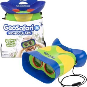 Educational Insights GeoSafari Kidnoculars – Toy Binoculars for Kids, Outdoor Toys for Kids Ages 4-8, Toddler Camping and Nature Toys, Lightweight Binoculars with Neck Strap, Bird Watching Gear