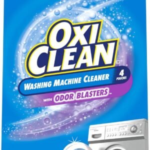 OxiClean Washing Machine Cleaner with Odor Blasters, 4 Count