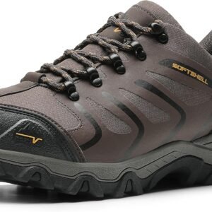 NORTIV 8 Men’s Low Top Waterproof Hiking Shoes Trekking Trails Outdoor Work Shoes
