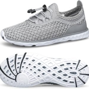 DOUSSPRT Water Shoes for Kids Boys Girls Quick Dry Beach Sports Swim Pool Aqua Shoes for Toddler/Little Kid/Big Kid