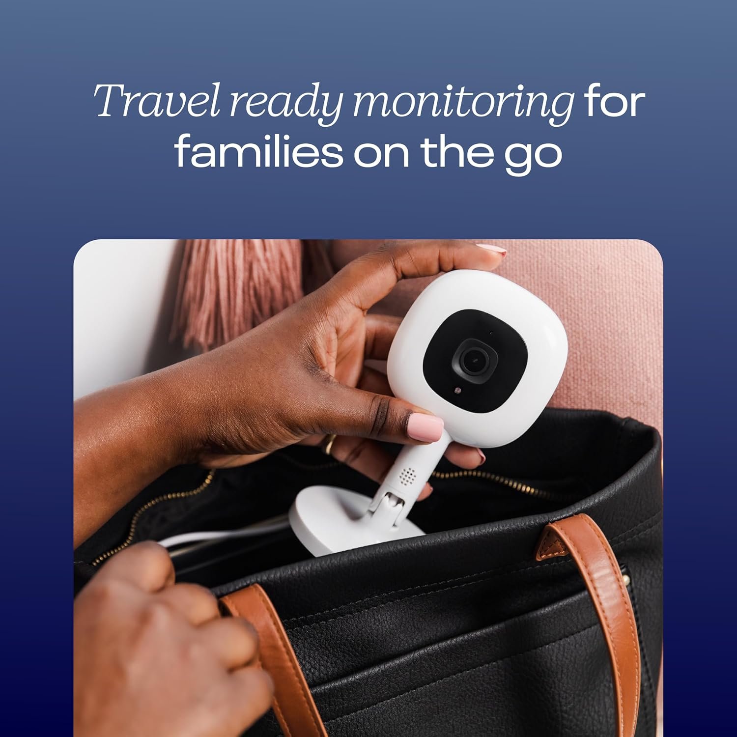 Nanit Pro Smart Baby Monitor & Flex Stand - 1080p Wi-Fi Video Camera, Sensor-Free Sleep & Breathing Motion Tracker, 2-Way Audio, Sound/Motion/Cry Notifications, Night Vision, and Breathing Band - Image 4