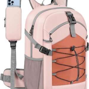 TILYMOL Hiking Travel Backpack for Women 25L – Small Lightweight Waterproof Outdoor Camping Backpack/Day Pack, Hiking Daypack with Hydration System for Hiking, Travel, Sports, Running, Biking