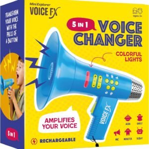 Mini Explorer Voice Changer for Kids – Gifts for Kids – Voice Changing Device for Boys & Girls Ages 3-8+ Olds Birthday Gifts for 3, 4, 5, 7, 8 Year Old Boy – Toys Gift Ideas for Kid, Toddler