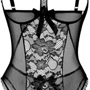 Avidlove Sexy Lingerie for Women One Piece Lace Babydoll Sleepwear Bodysuit