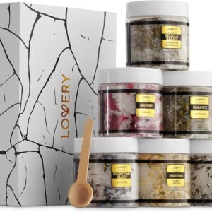 Mothers Day Gifts for Mom, Epsom Bath Salts Gift Basket Set, Self Care Salt with Essential Oil, Gifts for Women, Her, Mother, Lavender, Eucalyptus, Lemon, Coconut, Tea Tree, Honey Almond