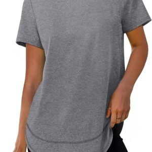 XIEERDUO Womens Workout Tops Short Sleeve Shirts Quick Dry Outfits for Hiking Running S-3XL