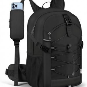 TILYMOL Hiking Travel Backpack for Men Women 25L – Small Lightweight Waterproof Outdoor Camping Backpack/Day Pack, Hiking Daypack with Hydration System for Hiking, Travel, Sports, Running, Biking