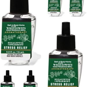Bath & Body Works Eucalyptus Spearmint 6-Pack Wallflowers Sampler, 0.8 fl oz / 24 mL Each