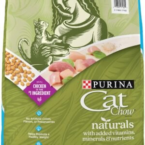 Purina Cat Chow Hairball, Healthy Weight, Indoor, Natural Dry Cat Food, Naturals Indoor – 13 lb. Bag