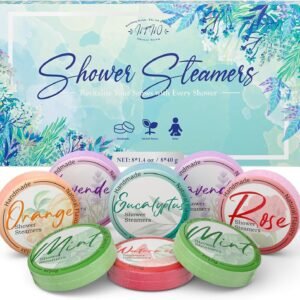 Shower Steamers Aromatherapy 8 Pack – Gifts for Women, Shower Bombs with Essential Oils, Self Care and Stress Relief Stocking Stuffers, Relaxation Birthday Gifts for Women and Men