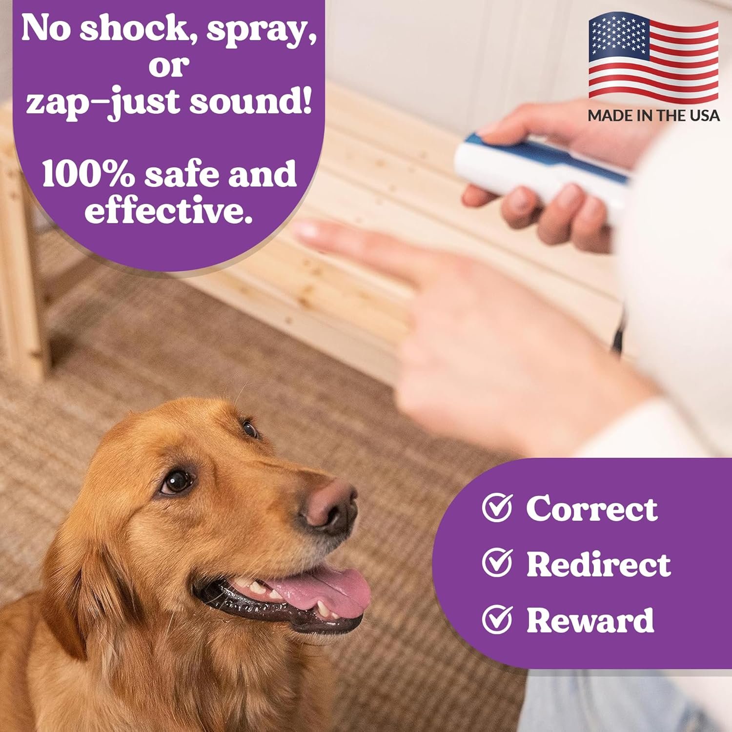 Doggie Don’t Anti Barking Device for Dogs - No Shock Bark Control & Dog Bark Deterrent - Humane Audible Dog Training Tool for Reactive Dogs, Stop Barking, Jumping & Leash Aggression - Rechargeable - Image 2