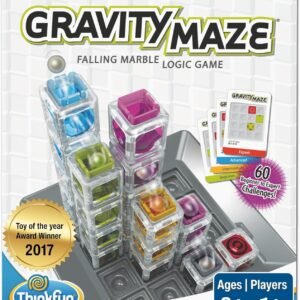 ThinkFun Gravity Maze – Falling Marble Logic Game – Challenging STEM Toy for Kids 8-12 – Gravity Marble Maze – Brain-Building Fun – Educational Gift – Boosts Critical Thinking & Problem Solving