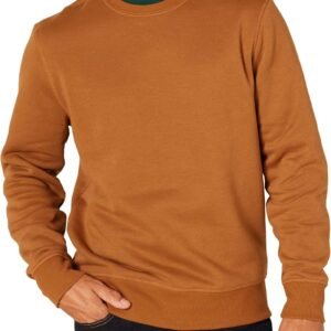 Amazon Essentials Men’s Fleece Crewneck Sweatshirt (Available in Big & Tall)