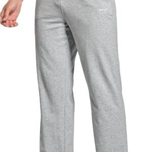 Willit Men’s Cotton Yoga Sweatpants Athletic Pants Open Bottom Exercise Lounge Pants Loose Male Sweat Pants with Pockets