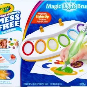 Crayola Color Wonder Magic Light Brush, Mess Free Painting Station for Kids, Gift for Kids, Learning Toddler Activity Toy, Ages 3+