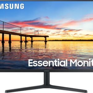 Samsung 32-Inch Flat Computer Monitor, 75Hz, Borderless Display, AMD FreeSync, Game Mode, Advanced Eye Care, HDMI and DisplayPort, LS32B304NWNXGO, 2024