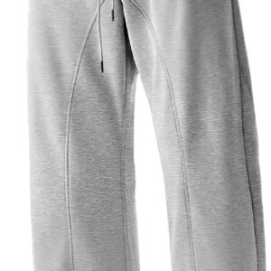 JMIERR Men’s Casual Baggy Pants Wide Leg Travel Pants Streetwear Joggers with Pockets