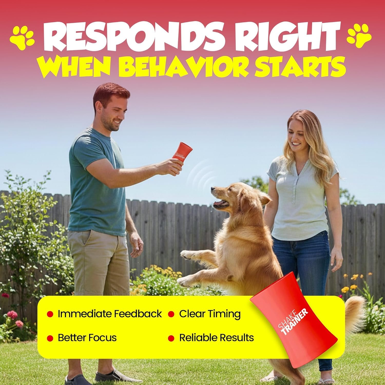 ShakeTrainer - The Original Humane Dog Training Kit with Instructional Video, Dog Training & Behavior Kit for Barking, Jumping & All Bad Habits Without Shocking or Spraying, Easy to Use, Made in USA - Image 5