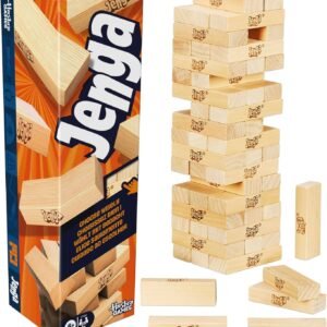 Official Hasbro Games Jenga Game | Digital Die for 6 More Ways to Play | Original Wood Block Game | Stacking Tower | Ages 6+ | 1+ Players | Party Games