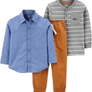 Simple Joys by Carter’s baby-boys 3-piece Playwear Set