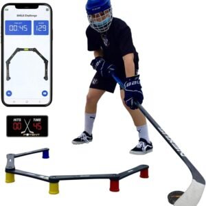 Potent Hockey Digital Stickhandling Trainer – Ultimate Hockey Puck Handling Trainer for Enhanced Hockey Skills Competition Performance | Premium Stickhandling Trainer for All Skill Levels