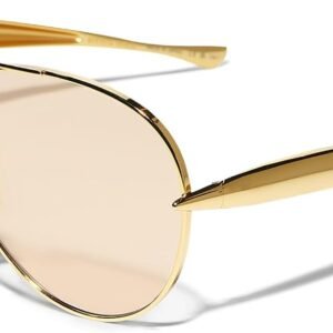 GUVIVI Retro Gold Aviator Sunglasses for Women Men, 2026 Metal Oversized 70s Aviators Sun Glasses