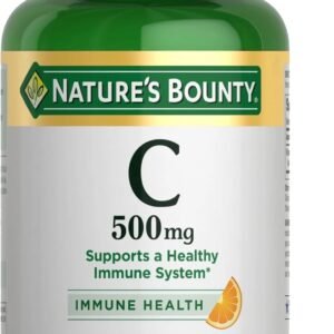 Nature’s Bounty Vitamin C 500mg, Supports a Healthy Immune System, Daily Vitamin Supplement, 250 Vegetarian Tablets