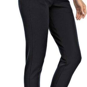 neezeelee Dress Pants for Women Comfort Stretch Slim Fit Leg Skinny High Waist Pull on Pants with Pockets for Work