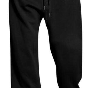 JMIERR Men’s Casual Baggy Pants Lightweight Wide Leg Lounge Travel Pants Streetwear with Pockets