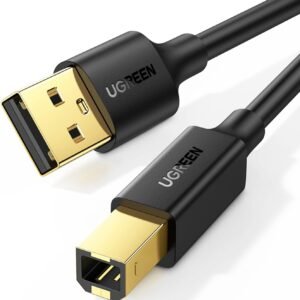 UGREEN USB A to USB B Printer Cable 5ft – High-Speed for HP, Canon, Brother, Samsung, Dell, Epson, Lexmark, Xerox, and More