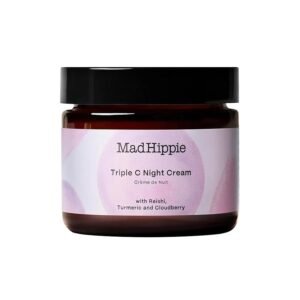 Mad Hippie Triple C Night Cream – Face Moisturizer, Skin-Brightening, Anti-Aging Skin Care with 3 Forms of Vitamin C, 2.1 Oz