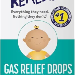Little Remedies Newborn Gas Relief Drops, Relieves Discomfort From Gas, Baby Medicine with No Artificial Flavors or Dyes, Natural Berry Flavor, 1 Fl Oz