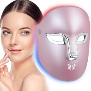 FSA Red Light Therapy Mask : Target Acne Removal,Wrinkles Redness,Wirless Remote,Salon Grade HSA Infrared Face Mask, Anti Aging Skincare for Home,2000mAh Rechargeable Led Light Therapy Facial Mask