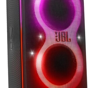 JBL PartyBox 720 – Loudest Battery-Powered Party Speaker with Superior Pro Sound and a Futuristic lightshow, Up to 15 Hours Playtime & IPX4 Splash Proof (Black)