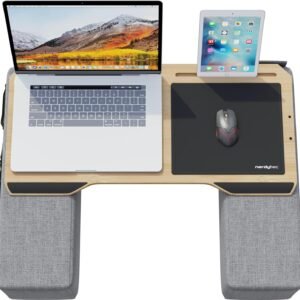 Couchmaster® CYWORX, Ergonomic Lap Desk for Notebooks or Wireless Equipment, Lapdesk for Home Office, Perfect for Couch and Bed, Including Pillows and Mousepad