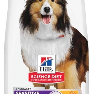 Hill’s Science Diet Adult Sensitive Stomach & Skin Dry Dog Food, Chicken, 15.5 lb. Bag