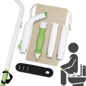 FreedomWand Multipurpose Toilet Aids – 25.5″ Inch Wiping Aid Toileting for Women & Men, Butt Wiper Tool, Toilet Assist Device and Paper Extender, Ideal for Elderly, Disabled and Post Surgery Use