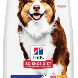 Hill’s Science Diet Adult 7+ Dry Dog Food, Chicken Meal, Barley, & Rice, 33 lb. Bag