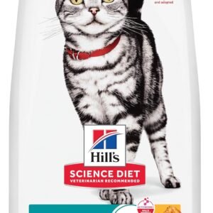 Hill’s Science Diet Adult 1-6 Indoor Dry Cat Food, Chicken, 7 lb. Bag