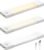 EZVALO 3 Pack 8” Motion Sensor Light Indoor, Wireless Under Cabinet Lighting, 30 LED Rechargeable Closet Lights, Dimmable, 3 Color Temperatures, Counter Lights for Wardrobe, Pantry, Bedroom, Kitchen