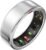 POBOVi Ring OnePlus – Ultra-Thin Titanium Smart Ring – 7 Days Battery Life – Fitness/SPO₂/Stress/HR/Sleep Skin Temperature Tracker – No App Fee – iOS&Android Compatible (Silver,Size 10)