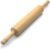 FARBERWARE Classic Wood Rolling Pin, 18-Inch Hardwood Dough Roller for Baking Pizza, Pies, Pastry and Cookies, Ergonomic Handles, Kitchen Essential