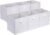 Amazon Basics Collapsible Fabric Storage Cubes Organizer with Handles, Sturdy Storage Bins, White, 10.5-x-10.5-x-11-inch, 6-Pack