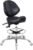 Saddle Stool Chair with Wheels,Ergonomic Swivel Rolling Height Adjustable for Salon Beauty Clinic Dentist Tattoo Home Office