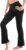 SINOPHANT Flare Leggings for Women with Pockets,High Waisted Tummy Control Bootcut Yoga Pants for Women Soft Bell Bottoms