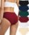 Women’s Cotton Underwear Full Coverage Soft Briefs Comfortable Low Rise Breathable Ladies Hipster Panties 6 Pack