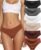 Seamless Underwear for Women No Show Hipster Bikini Panties Low Rise Cheeky Breathable Soft Invisible Briefs 6 Pack