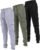 Ultra Performance 3 Pack Mens Open Bottom Sweatpants with Pockets, Casual Sweatpants for Men